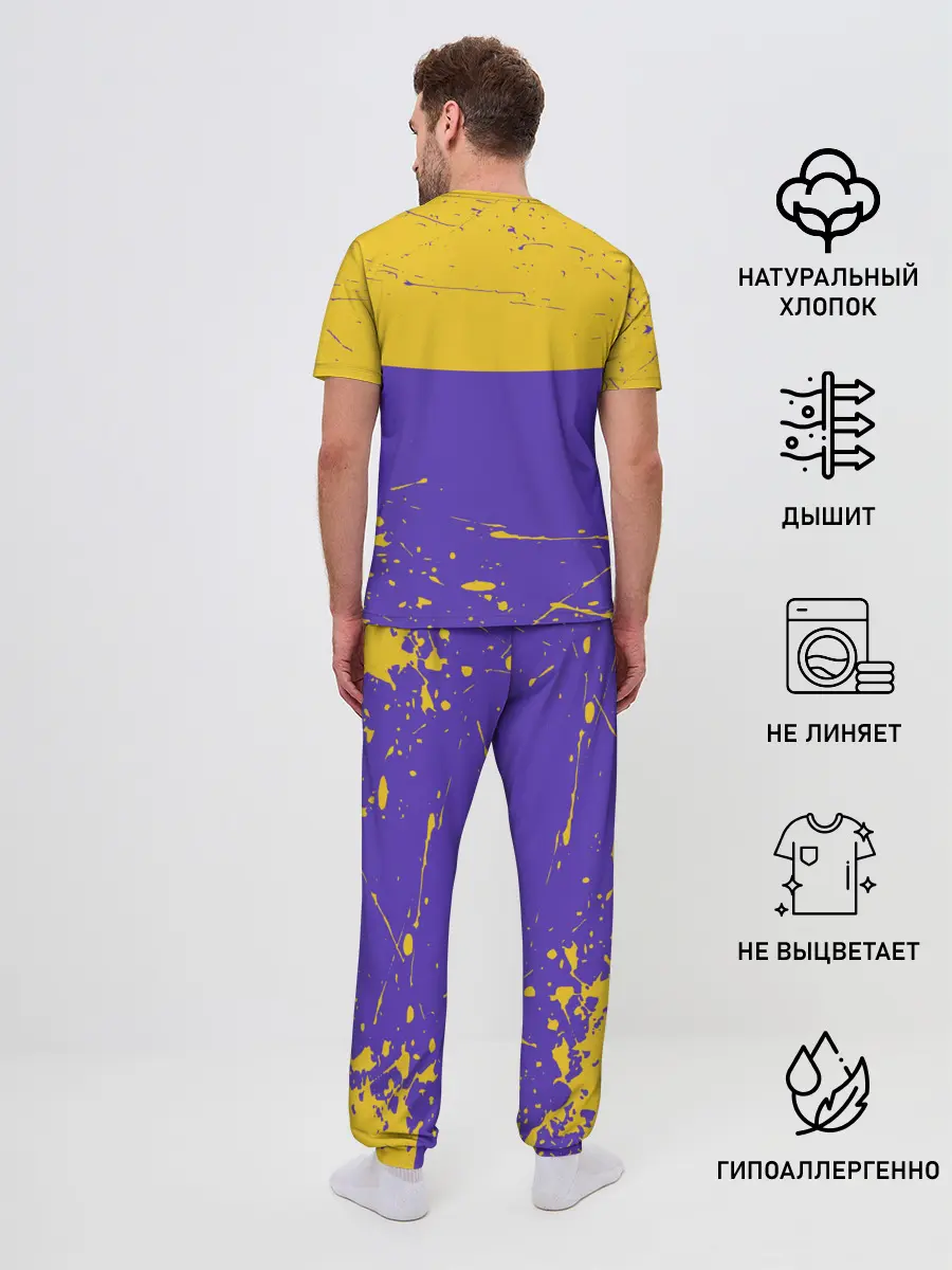 Мужская пижама с брюками / Kobe Bryant - Los Angeles Lakers - NBA