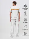 Мужская пижама с брюками / NASA БЕЛАЯ ФОРМА | НАСА WHITE UNIFORM