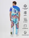 Мужская пижама с брюками / Aqua Beach