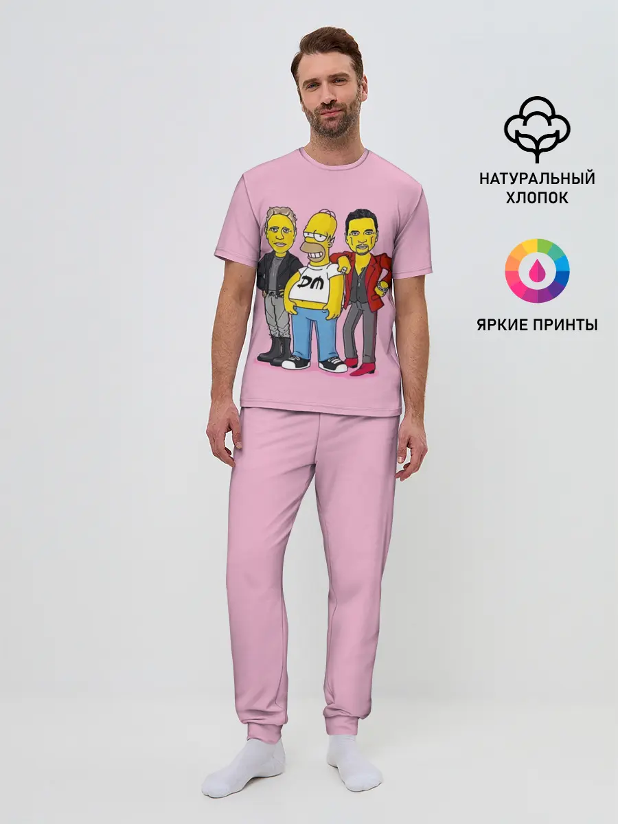 Мужская пижама с брюками / ДМ и Гомер