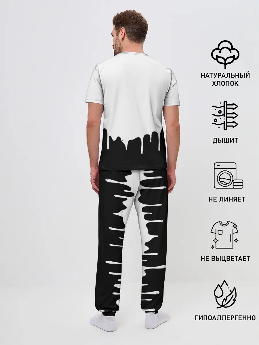 Мужская пижама с брюками / Игра в кальмара