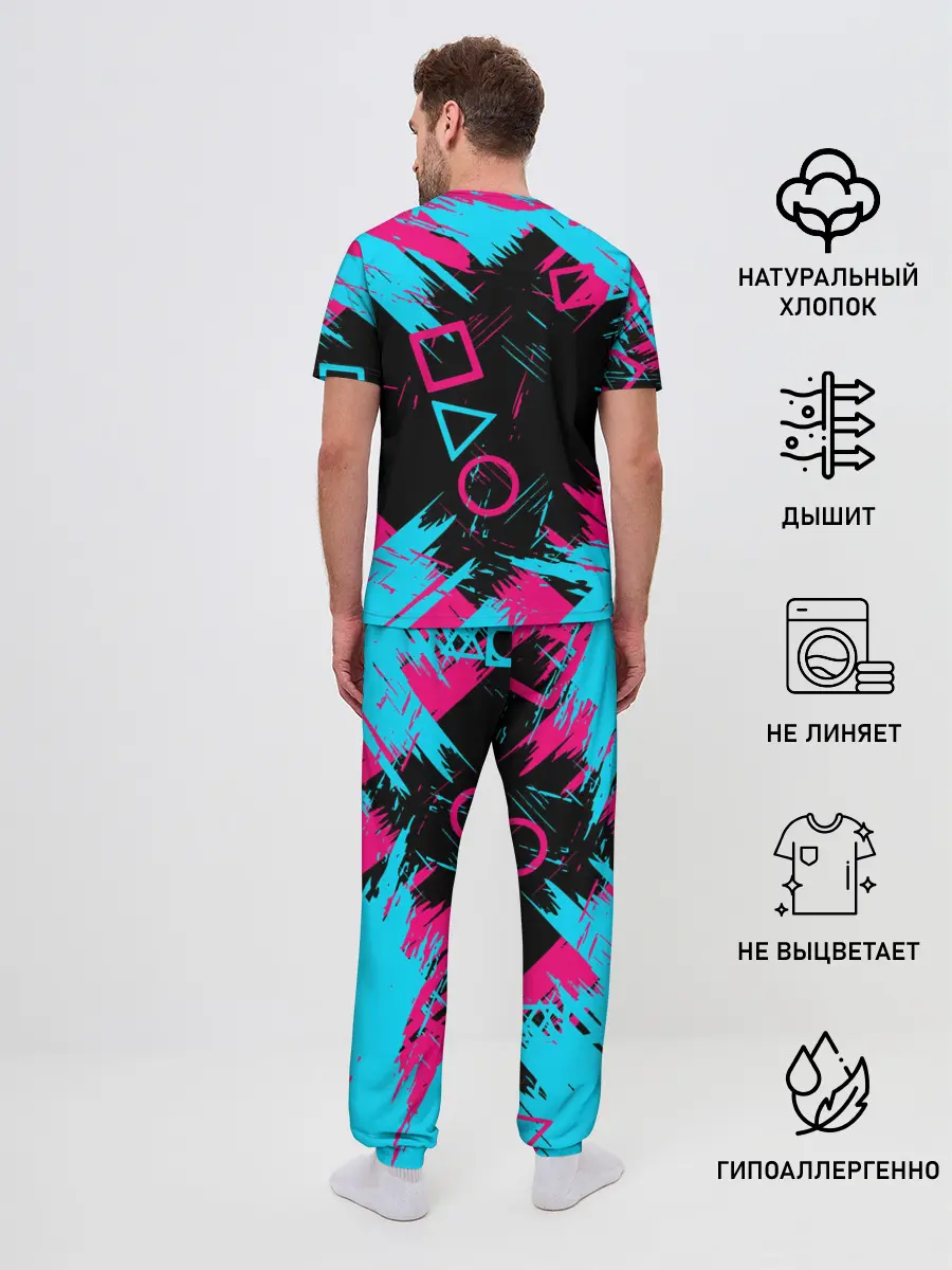 Мужская пижама с брюками / SQUID GAME | ИГРА В КАЛЬМАРА | DOLL,