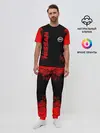 Мужская пижама с брюками / NISSAN RED
