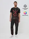 Мужская пижама с брюками / BERSERK LOGO GRUNGE RED
