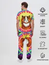Мужская пижама с брюками / Psychedelic Rainbow Cat