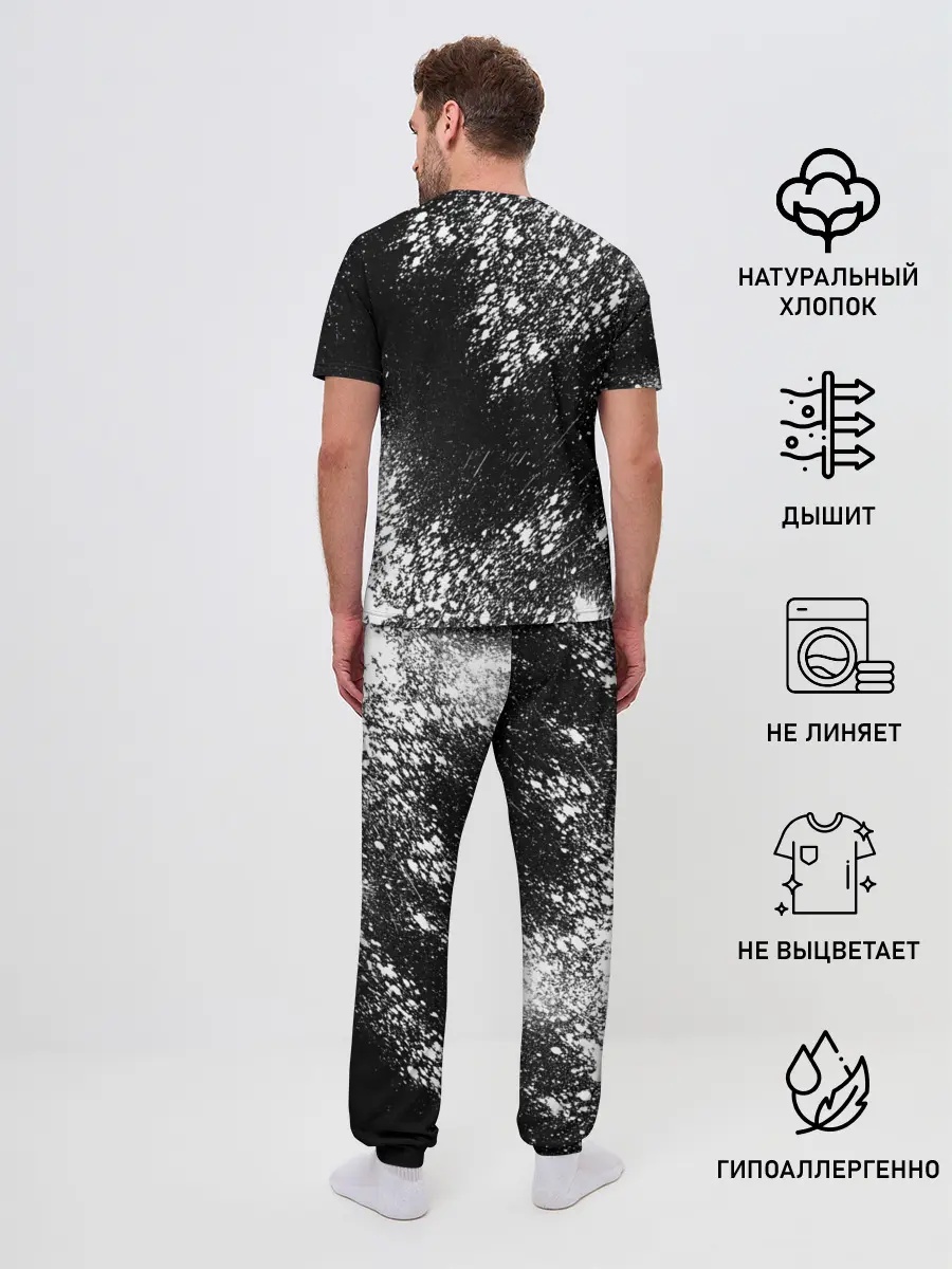 Мужская пижама с брюками / Russia
