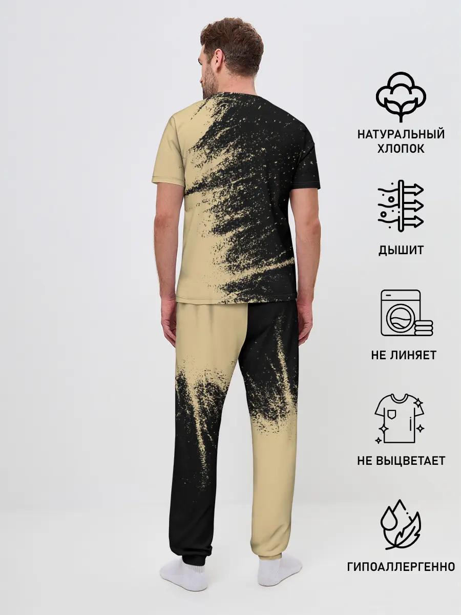 Мужская пижама с брюками / Black clover bull.