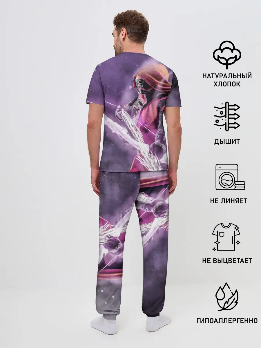 Мужская пижама с брюками / DESTINY 2 HUNTER LOGO