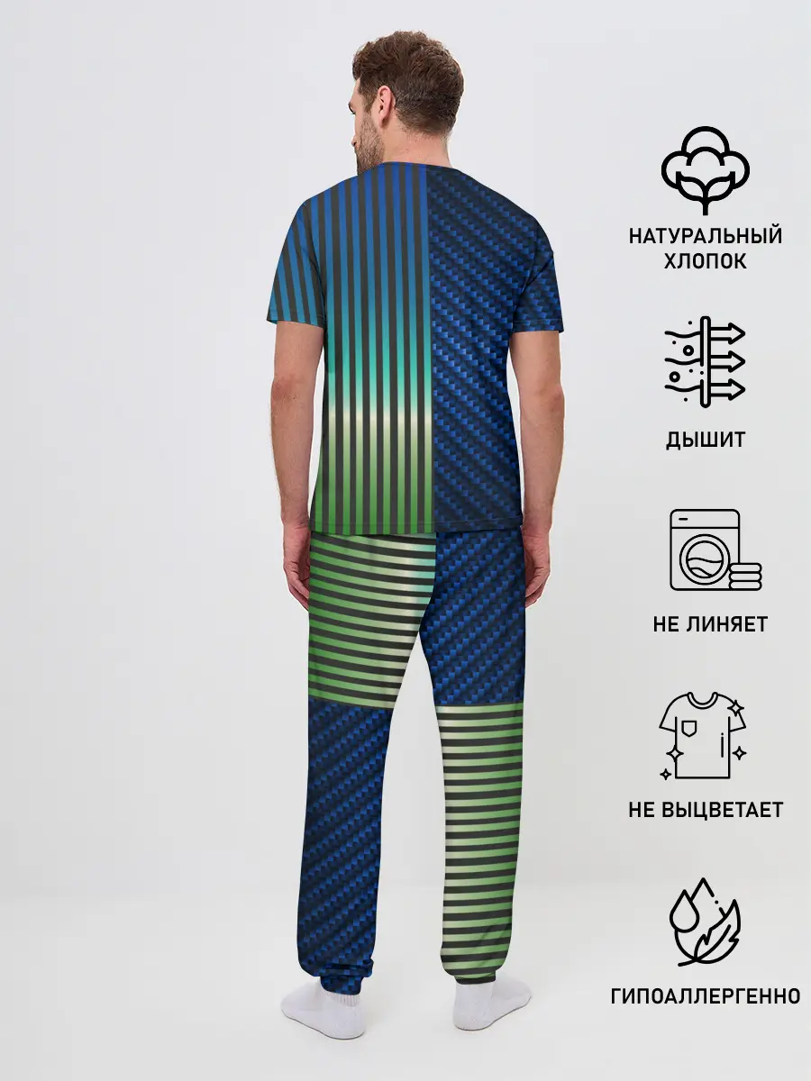 Мужская пижама с брюками / Фантазия на тему Alfa-Romeo