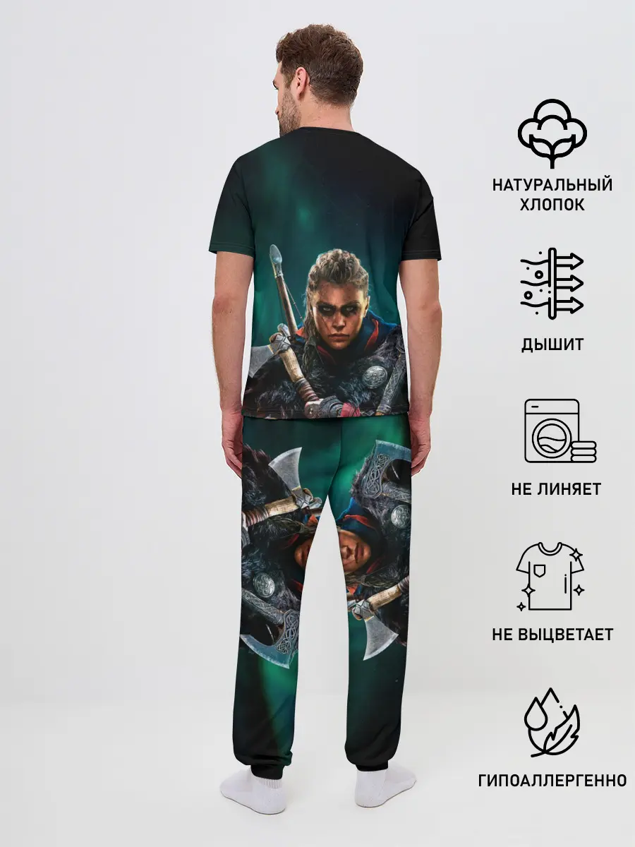 Мужская пижама с брюками / Assassins Creed, Valhalla