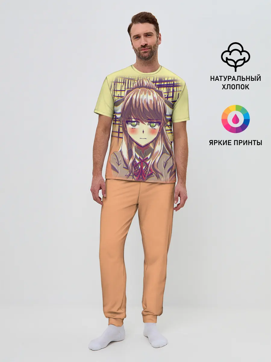 Мужская пижама с брюками / Game Doki Doki Literature Club