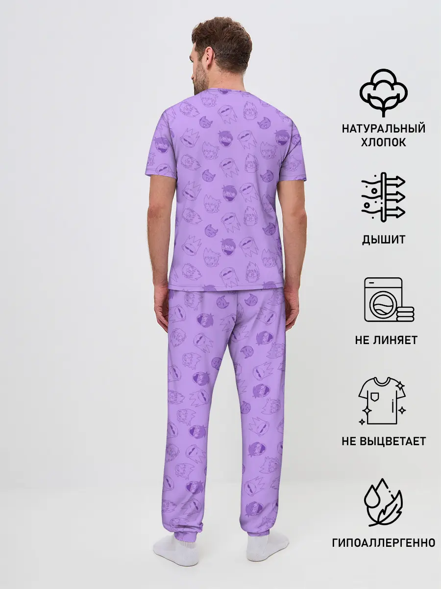 Мужская пижама с брюками / Pattern EDDSWORLD