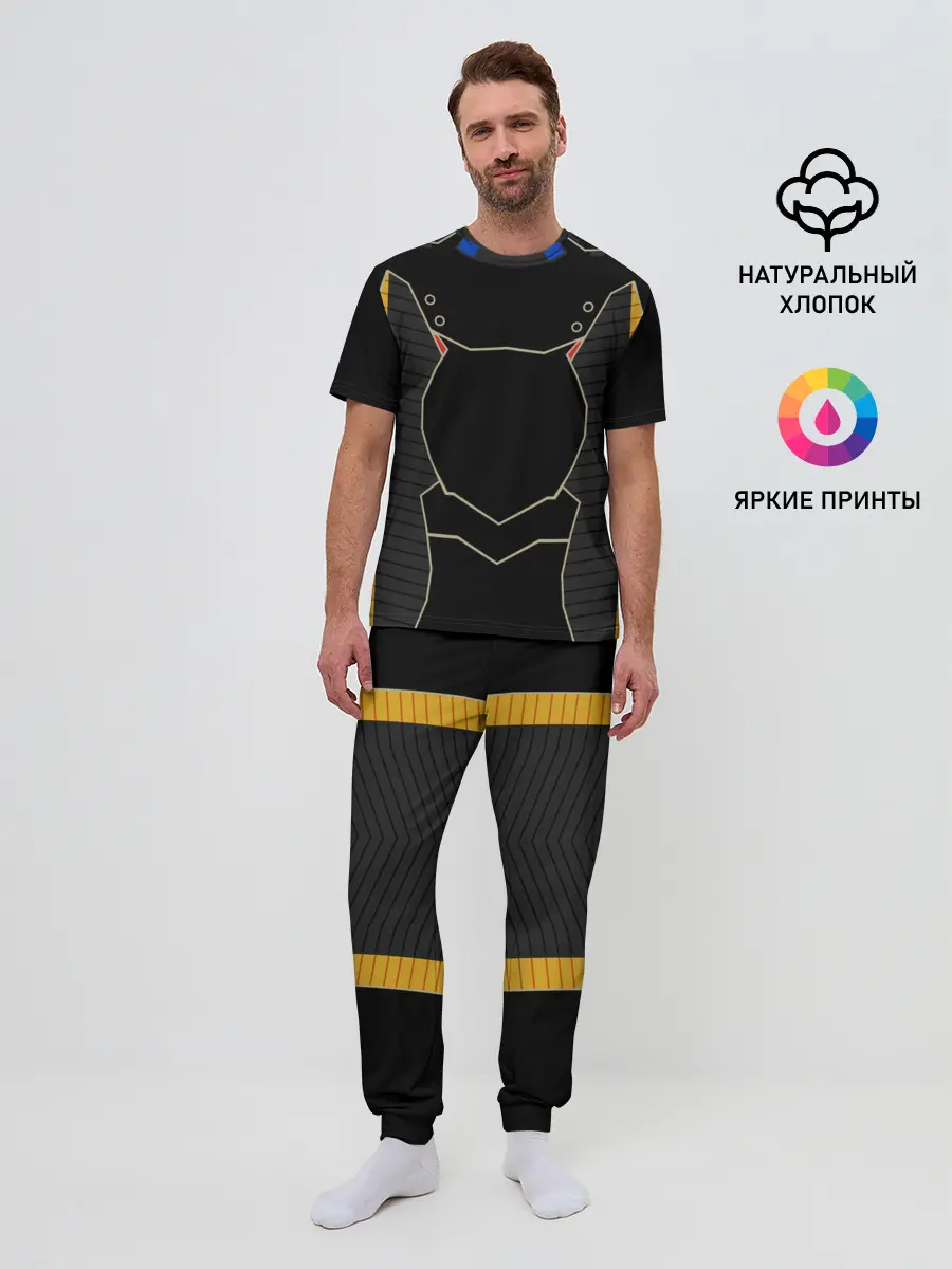 Мужская пижама с брюками / КИБЕРНЕТИЧЕСКИЙ КОСТЮМ / CYBER UNIFORM