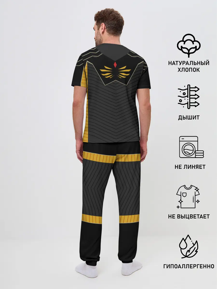 Мужская пижама с брюками / КИБЕРНЕТИЧЕСКИЙ КОСТЮМ / CYBER UNIFORM