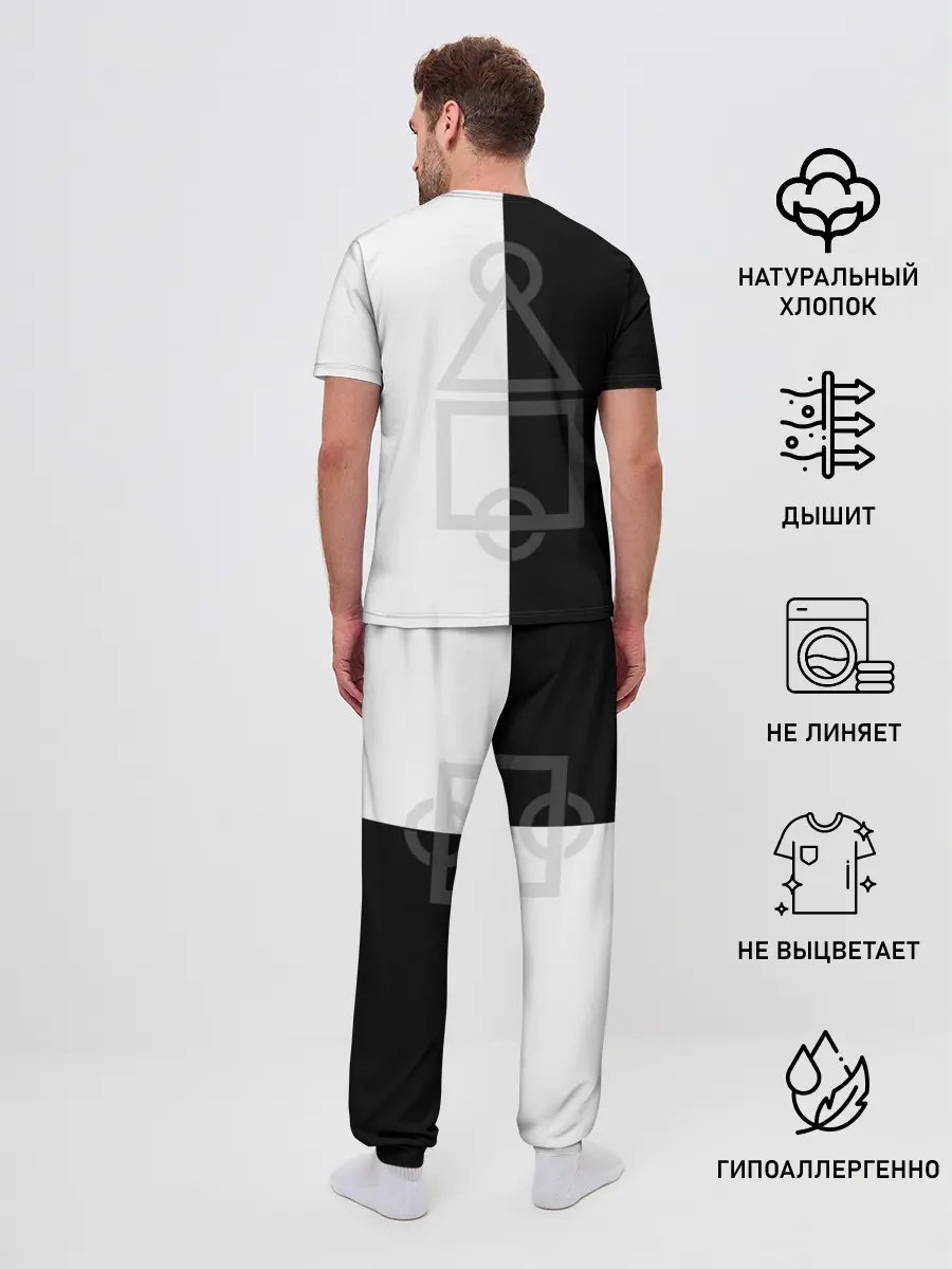 Мужская пижама с брюками / Squid Game: Inspector 001