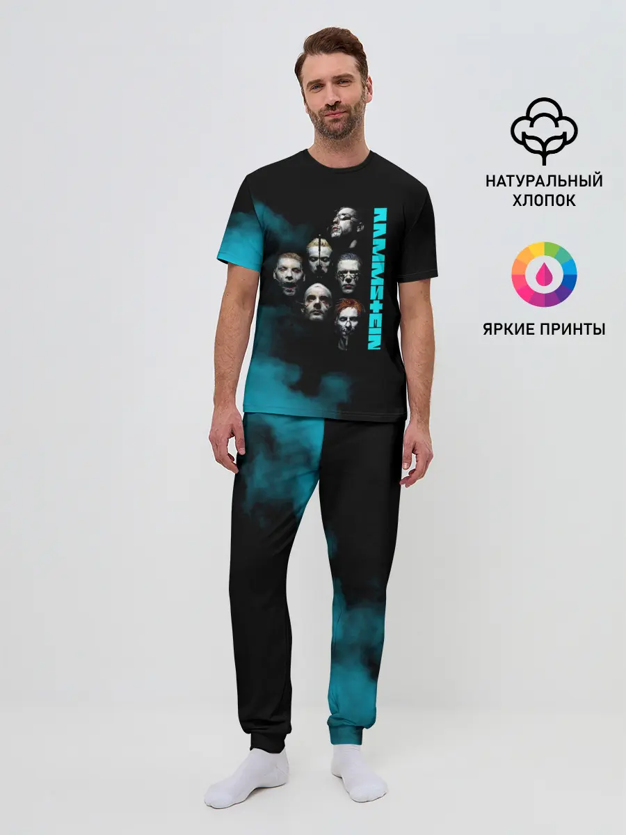 Мужская пижама с брюками / Группа Rammstein