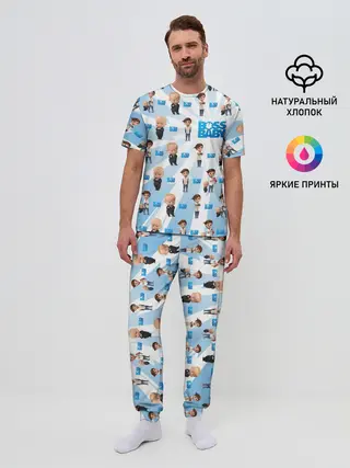 Мужская пижама с брюками / Boss Baby