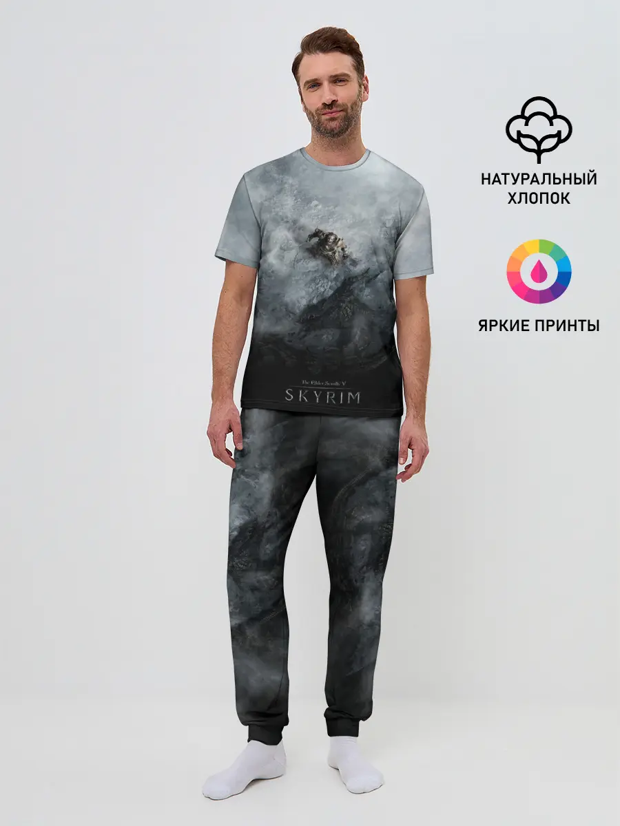 Мужская пижама с брюками / Победа над драконом