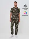 Мужская пижама с брюками / Лошади