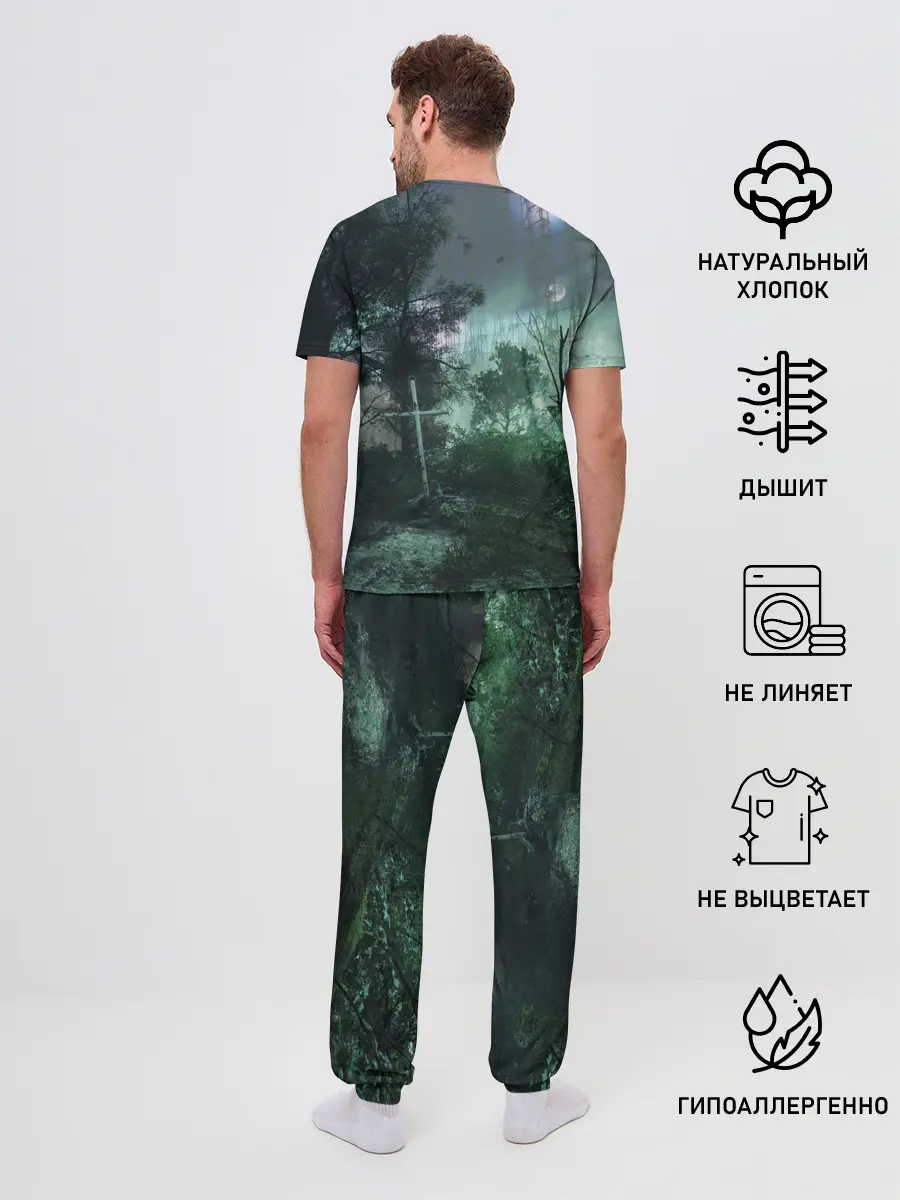 Мужская пижама с брюками / Chernobylite игровой арт