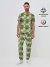 Мужская пижама с брюками / Силуэты Черепов