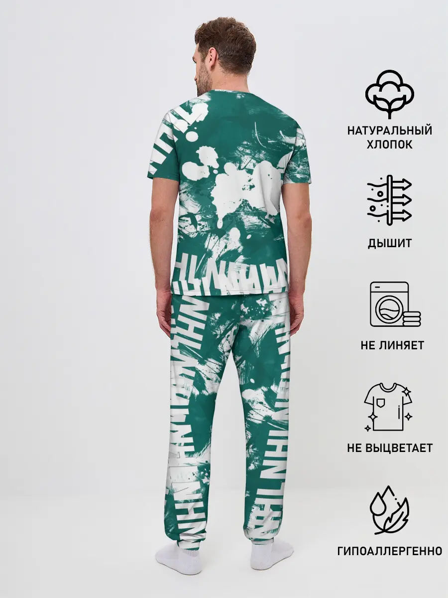 Мужская пижама с брюками / Анахайм Дакс | Anaheim Ducks