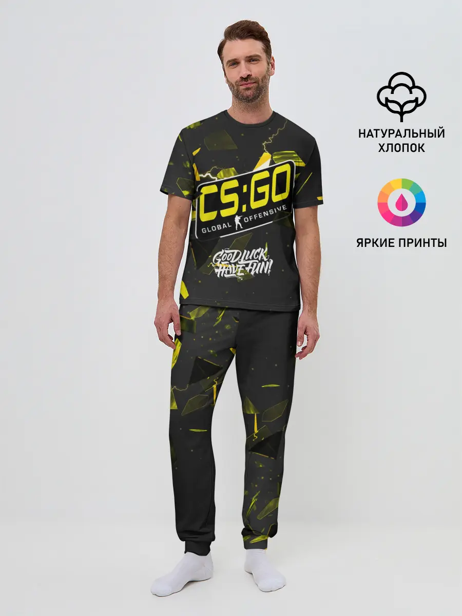 Мужская пижама с брюками / Новая эра CS:GO