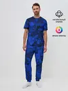 Мужская пижама с брюками / SONIC BLUE PATTERN | СИНИЙ ЁЖ