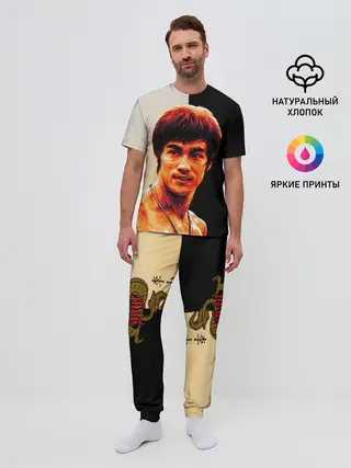 Мужская пижама с брюками / Будь водой