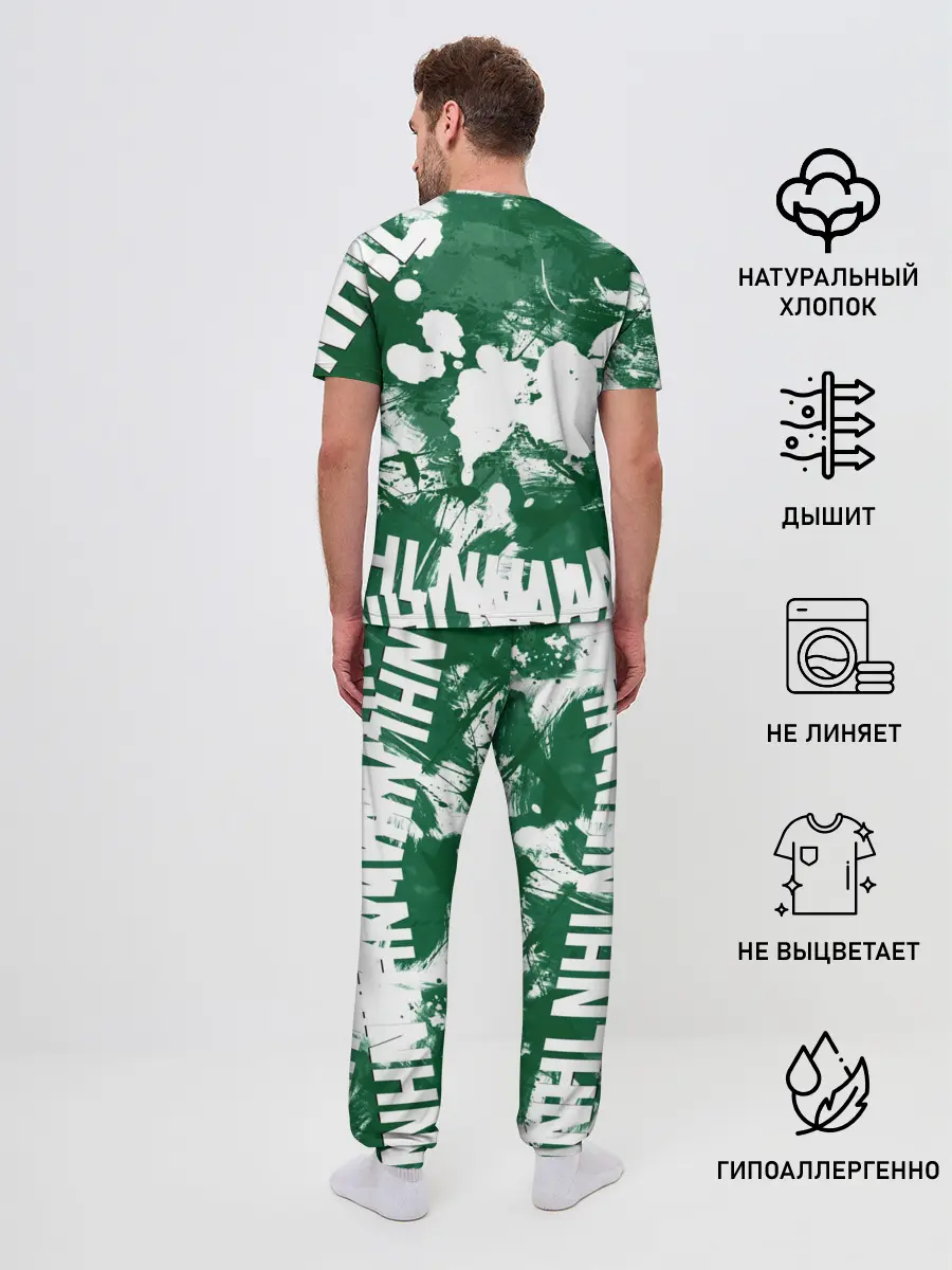 Мужская пижама с брюками / Minnesota Wild, Миннесота Уайлд