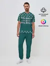 Мужская пижама с брюками / Орнамент Ojingeo geim
