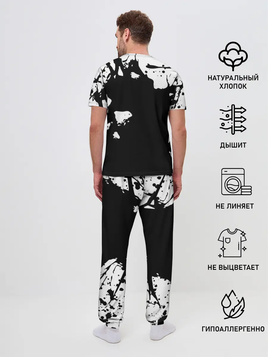Мужская пижама с брюками / Velial Squad свет или тьма,