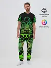 Мужская пижама с брюками / Acid scorpion