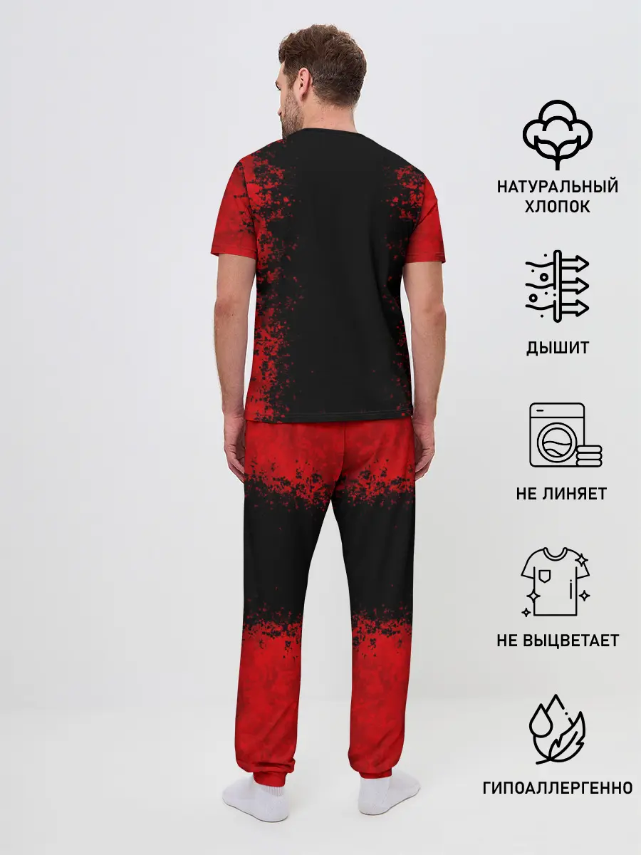 Мужская пижама с брюками / Rainbow Six Siege: Опасно для жизни.
