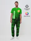 Мужская пижама с брюками / BITCOIN / БИТКОИН / CRYPTO / КРИПТА