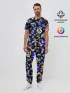 Мужская пижама с брюками / SONIC PATTERN HERO | СОННИК