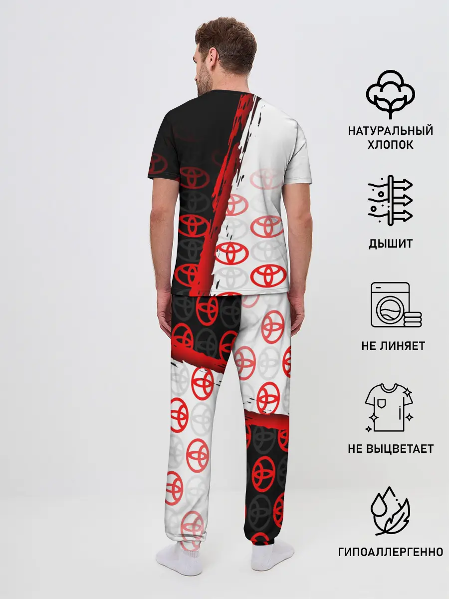 Мужская пижама с брюками / TOYOTA SPORT / GRUNGE / ГРАНЖ