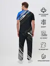 Мужская пижама с брюками / TOYOTA SPORT / ЛИНИИ / LINES
