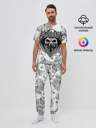 Мужская пижама с брюками / BANDANA