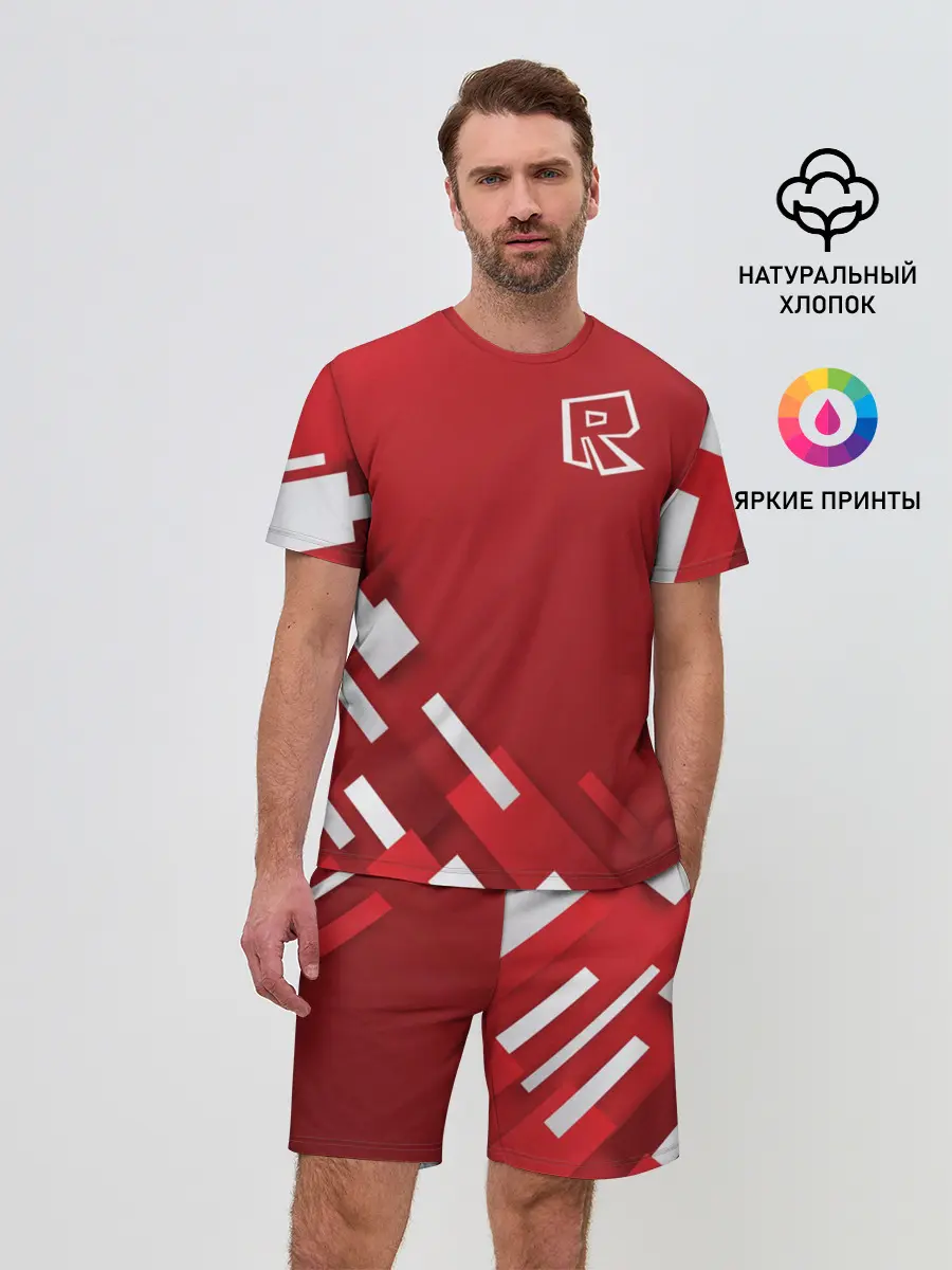 Мужской костюм с шортами / Roblox