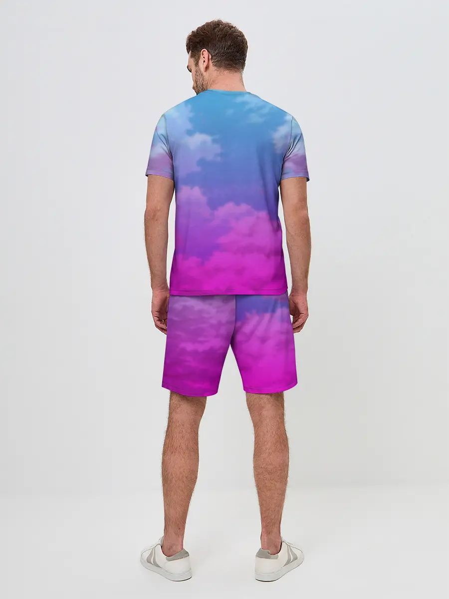 Мужской костюм с шортами / Anime Senpai Girl pink