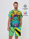 Мужской костюм с шортами / Психоделика