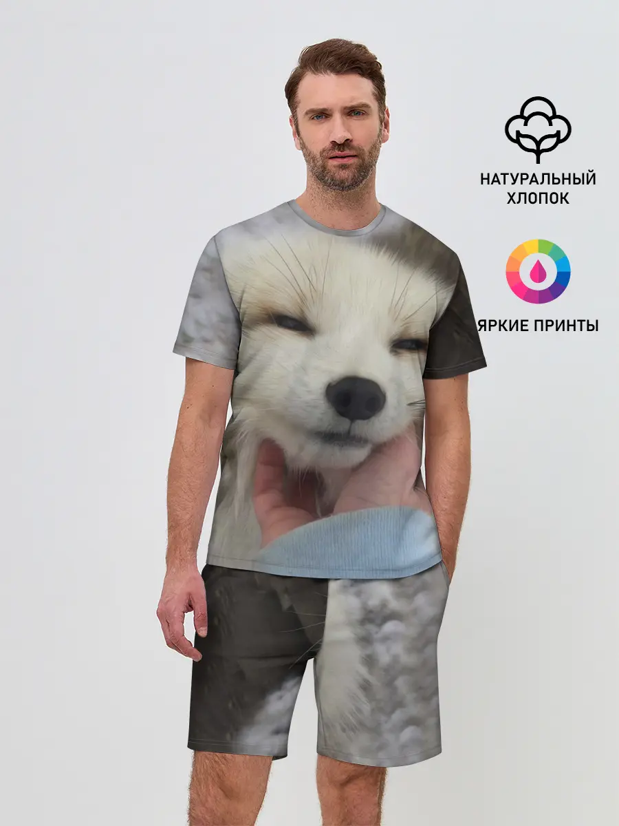 Мужской костюм с шортами / Лисенок