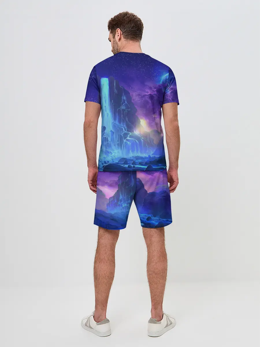 Мужской костюм с шортами / Водопад Фейри Тейл