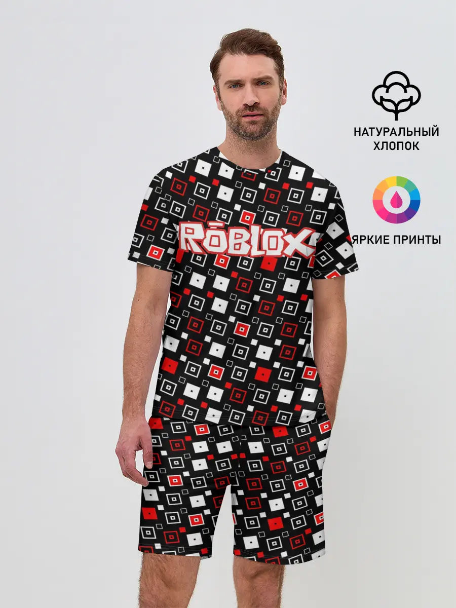 Мужской костюм с шортами / Roblox