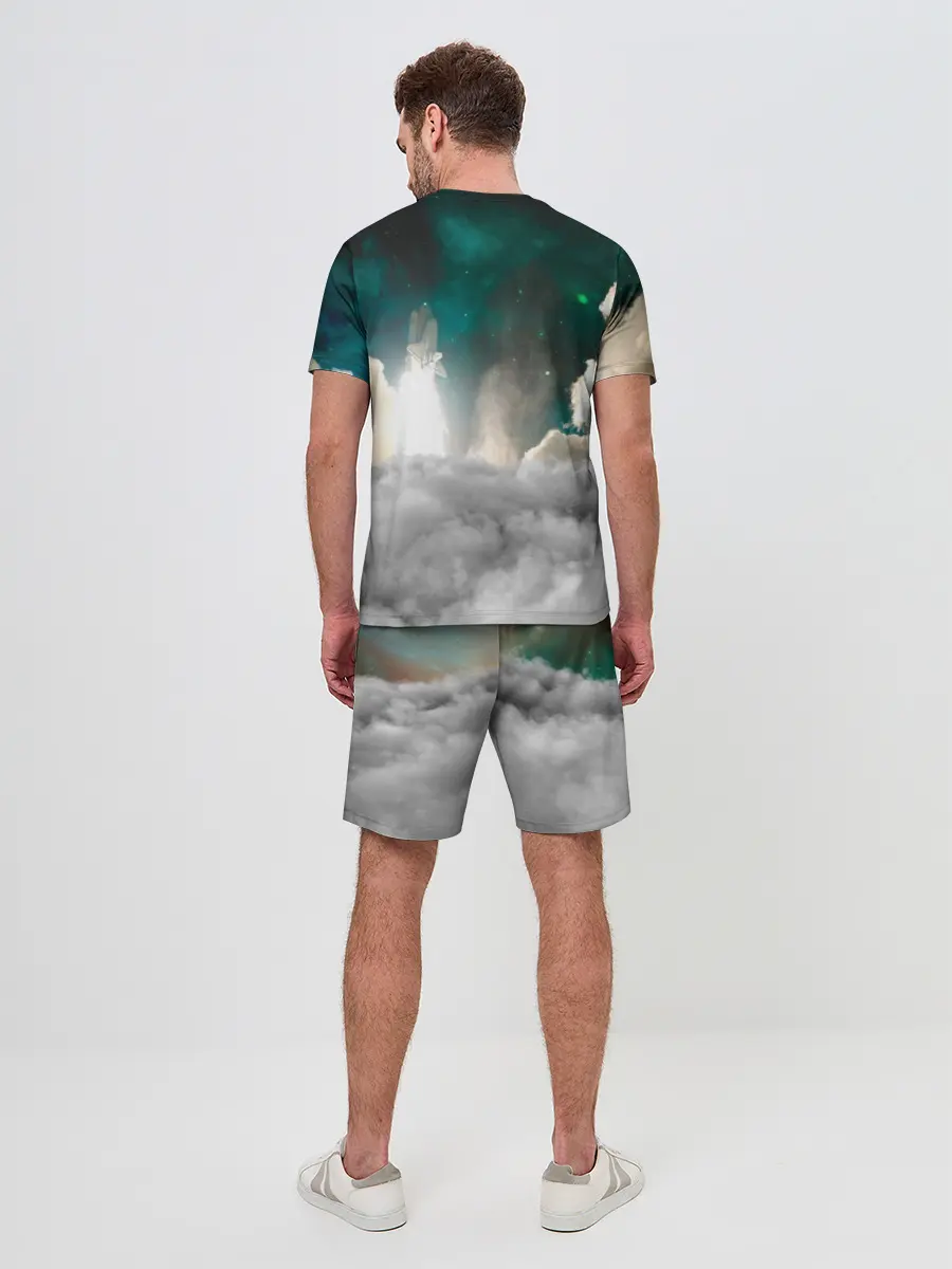 Мужской костюм с шортами / Elon Musk Thinker