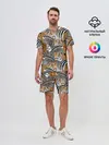 Мужской костюм с шортами / Тигры и зебры
