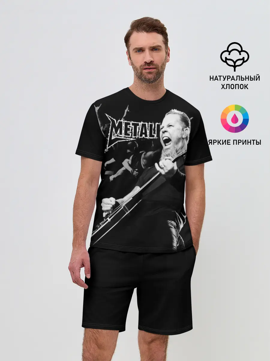 Мужской костюм с шортами / Metallica