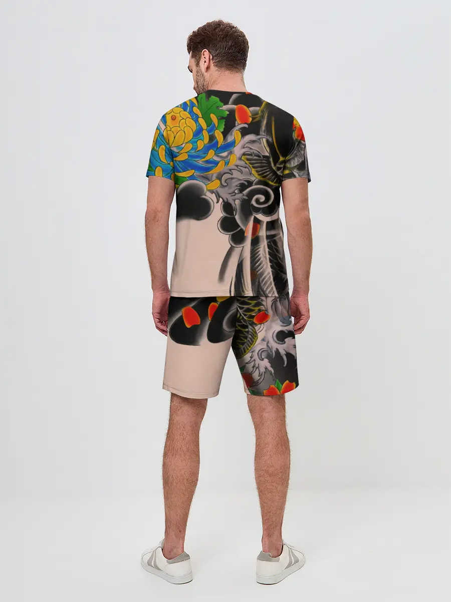 Мужской костюм с шортами / Dsquared tattoo