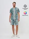 Мужской костюм с шортами / Синички на берёзах